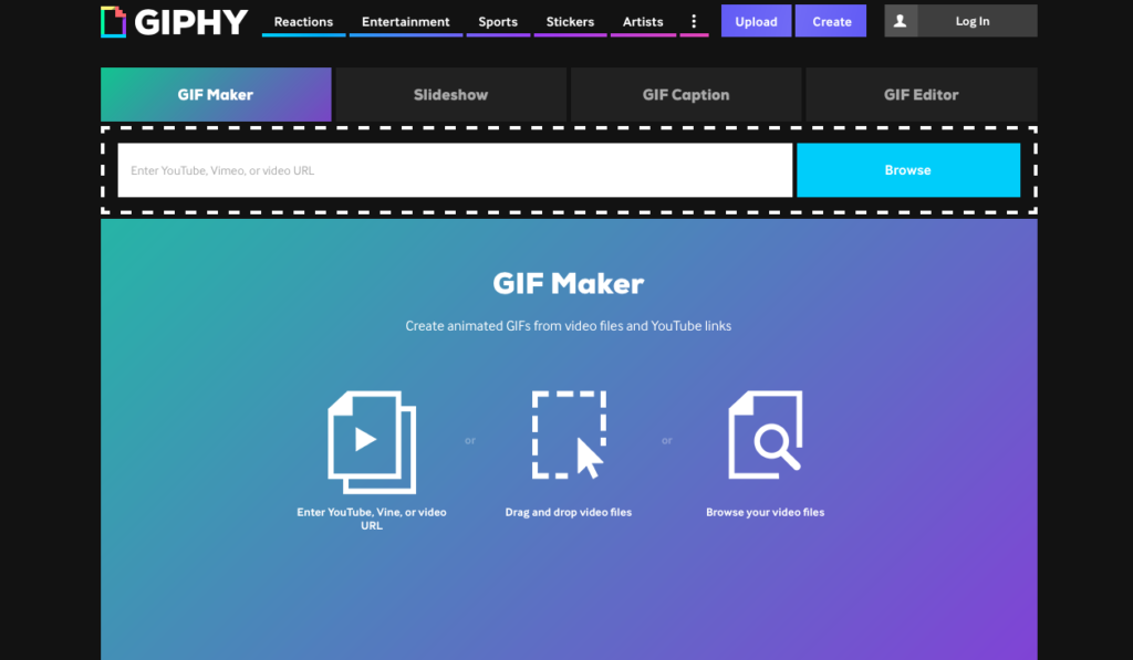 Make A GIF or Video Easily  Make a video, Gif, Video maker